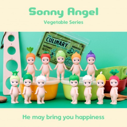 Sonny Angel edición limitada Hippers Harvest Series vegetales