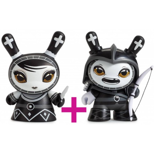 Otto Björnik Peón y Torre set (Negro) Shah Mat Dunny Kidrobot