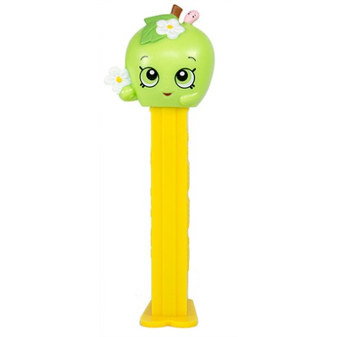 Dispensador Caramelos PEZ Shopkins Manzana