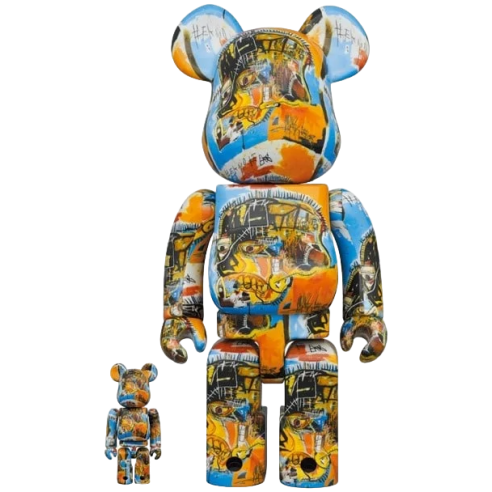 Bearbrick Jean-Michel Basquiat v10 400% + 100%