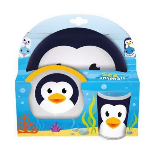 Set desayuno infantil Pinguino