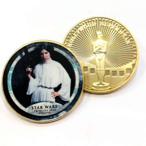 Moneda Star Wars Pincesa Leia Organa