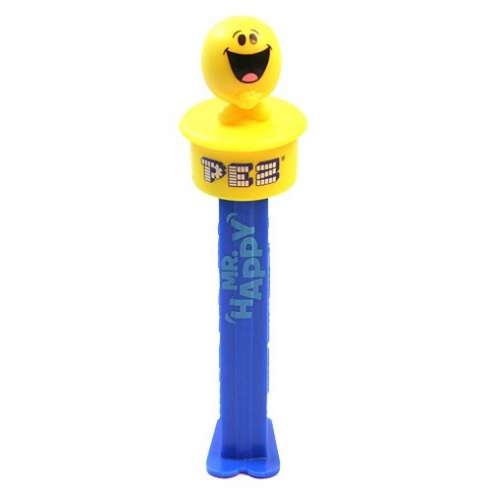 Dispensador caramelos Pez Mr Men - Mr Happy