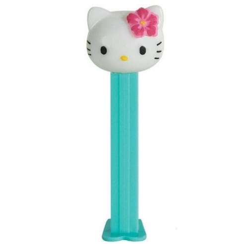 Dispensador caramelos Pez Hello Kitty Hibisco Rosa