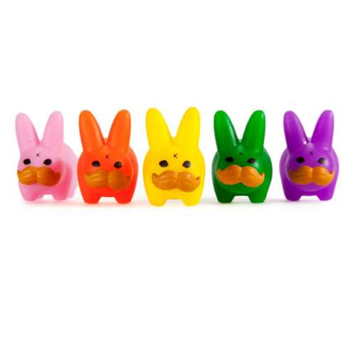 Mini 'Stache Labbit Pride 5-Pack Frank Kozik