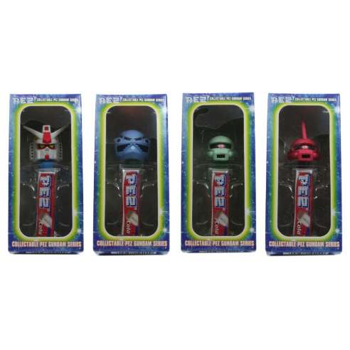 Dispensador Caramelos Pez Set Gundam