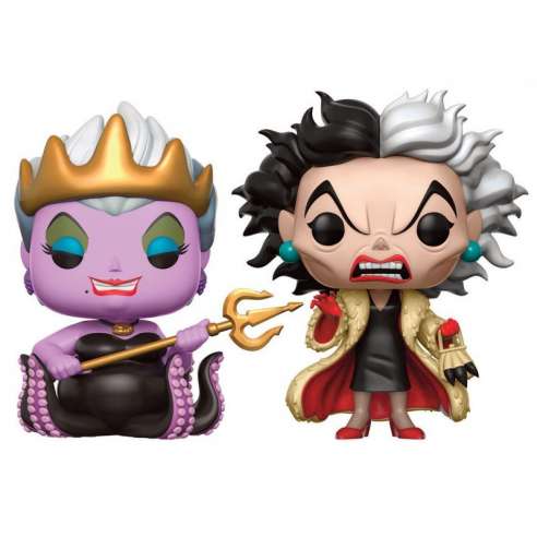 Figura  Funko Pop Disney - Ursula y Cruella de Vil