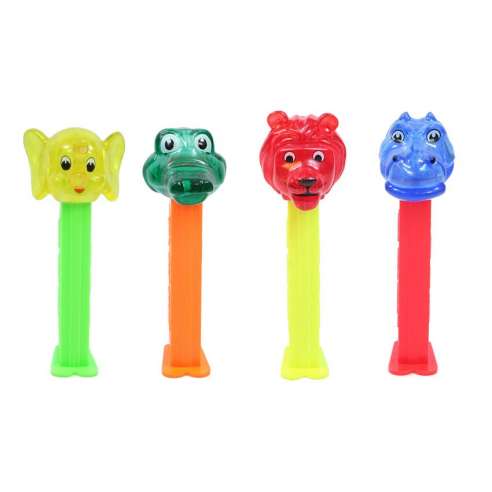 Safari Animal Crystal Set Dispensador Caramelos PEZ