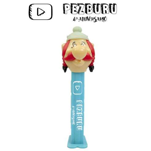 Obelix Aniversario PezBuru Dispensador Caramelos Pez