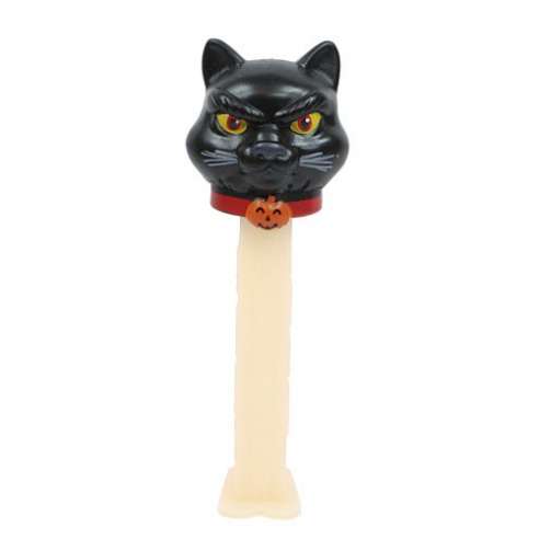 Dispensador Caramelos Pez Halloween Gato GITD