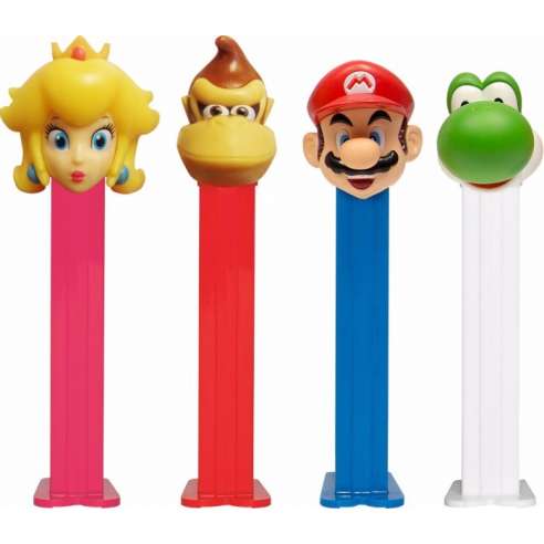 Mario Bros Set Dispensador Caramelos PEZ