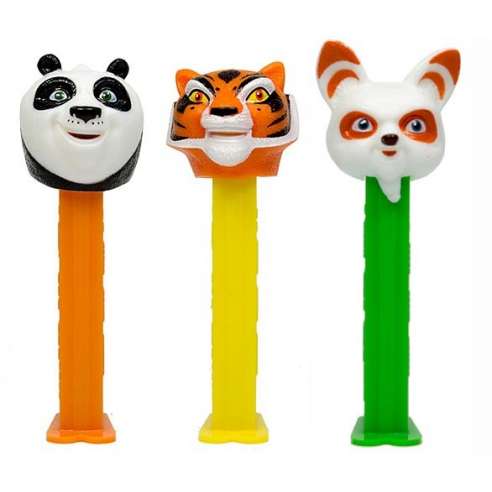 Kung Fu Panda 2 Set Dispensador Caramelos Pez