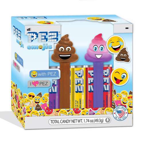 Caca Emoji Caja Dispensador Caramelos Pez