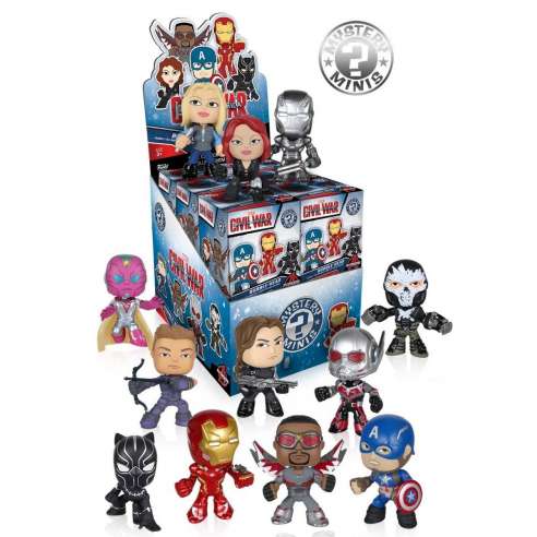 Caja Mystery Minis Captain America 3 Funko Pop