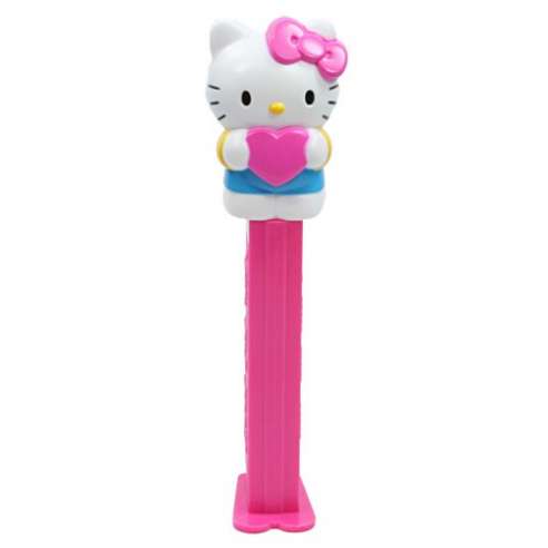 Dispensador caramelos Pez Hello Kitty Full Body Lazo Rosa con Corazón