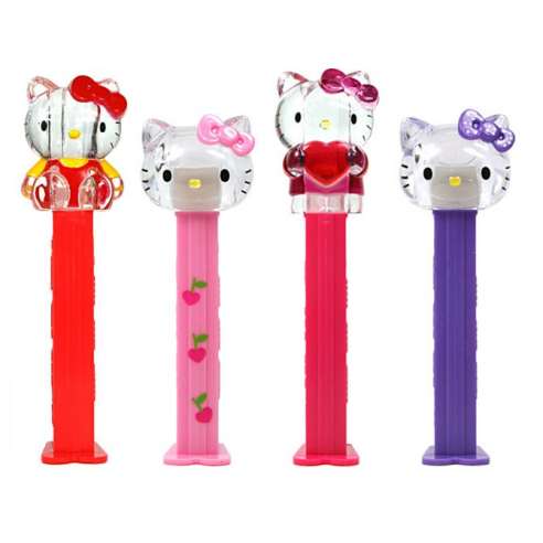 Dispensador Caramelos Pez Hello Kitty Set Crystal 2013