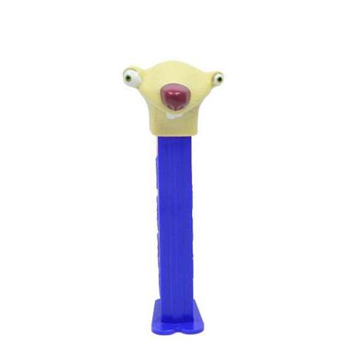 Dispensador caramelos Pez Sid Boca cerrada con cejas Ice Age