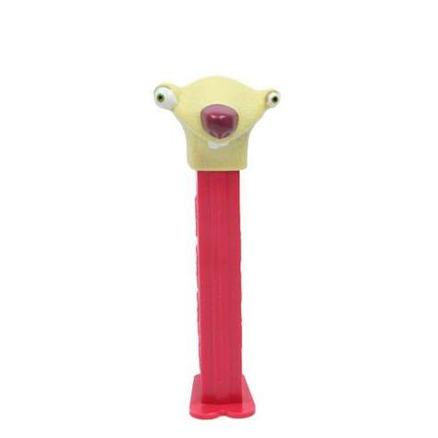 Dispensador caramelos Pez Sid Boca cerrada con cejas Ice Age