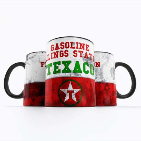 Taza Texaco Oil