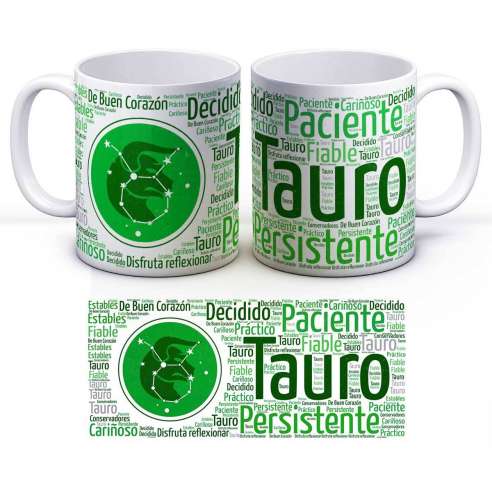 Taza Zodiaco Horóscopo Tauro