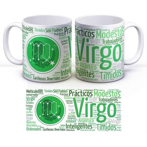 Taza Zodiaco Horóscopo Virgo