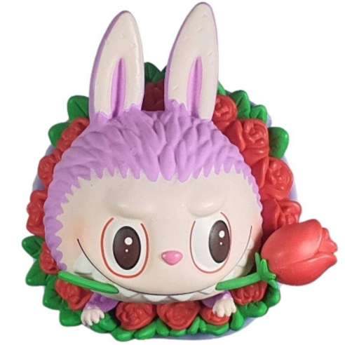 Labubu Monster Flower Elves Kasing Lung - Rose Labubu