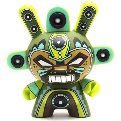 Azteca Series 2 Dunny Series - Mini God by Marca27