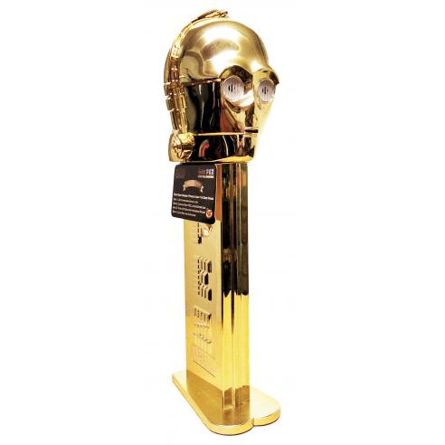 Dispensador Pez Cromado XXL C3PO Star Wars