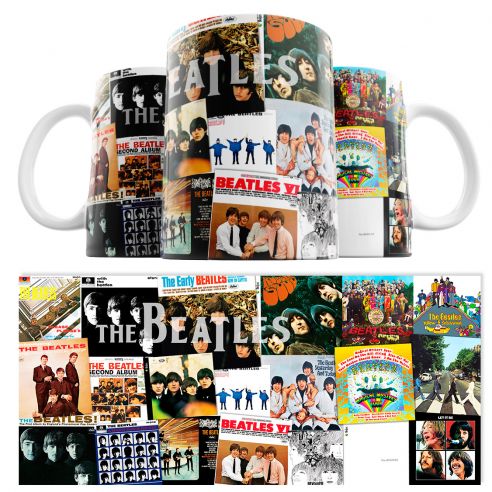 Taza The Beatles Collage